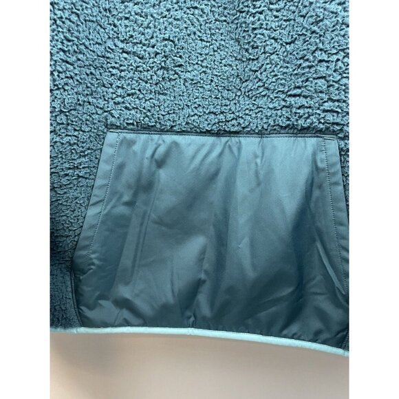 UNDER ARMOUR Women's Sherpa Fleece 1/4-Zip Teal Green Comfort Jacket Size Large - Picture 12 of 16